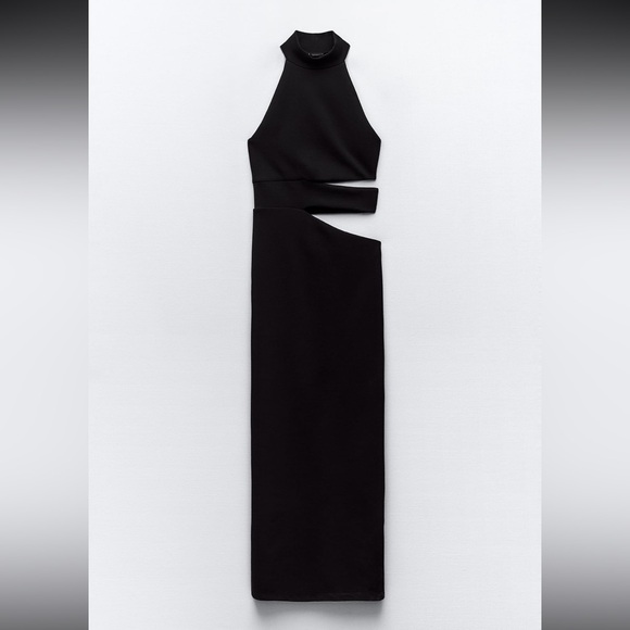 Zara limited edition cotton fitted cut out dress you cannot miss -  mordernwear.com